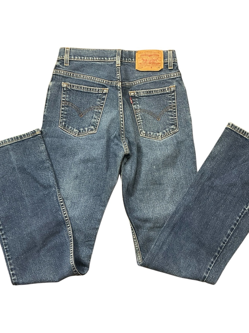Vintage Levi’s 517 boot cut slim fit medium wash jeans 28x32 Guatemala